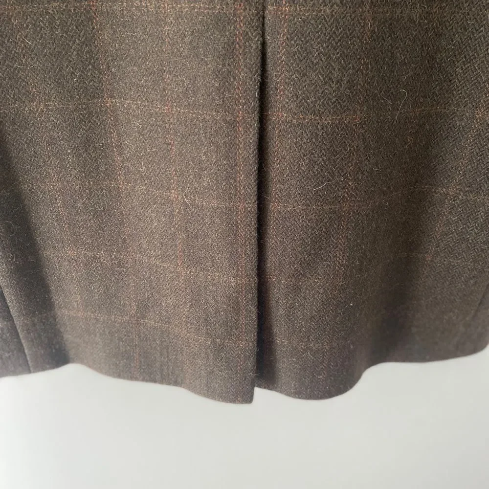 Vintage Brooks Brothers Wool Plaid Jacket Sport Coat Blazer Mens 43L Old Money
